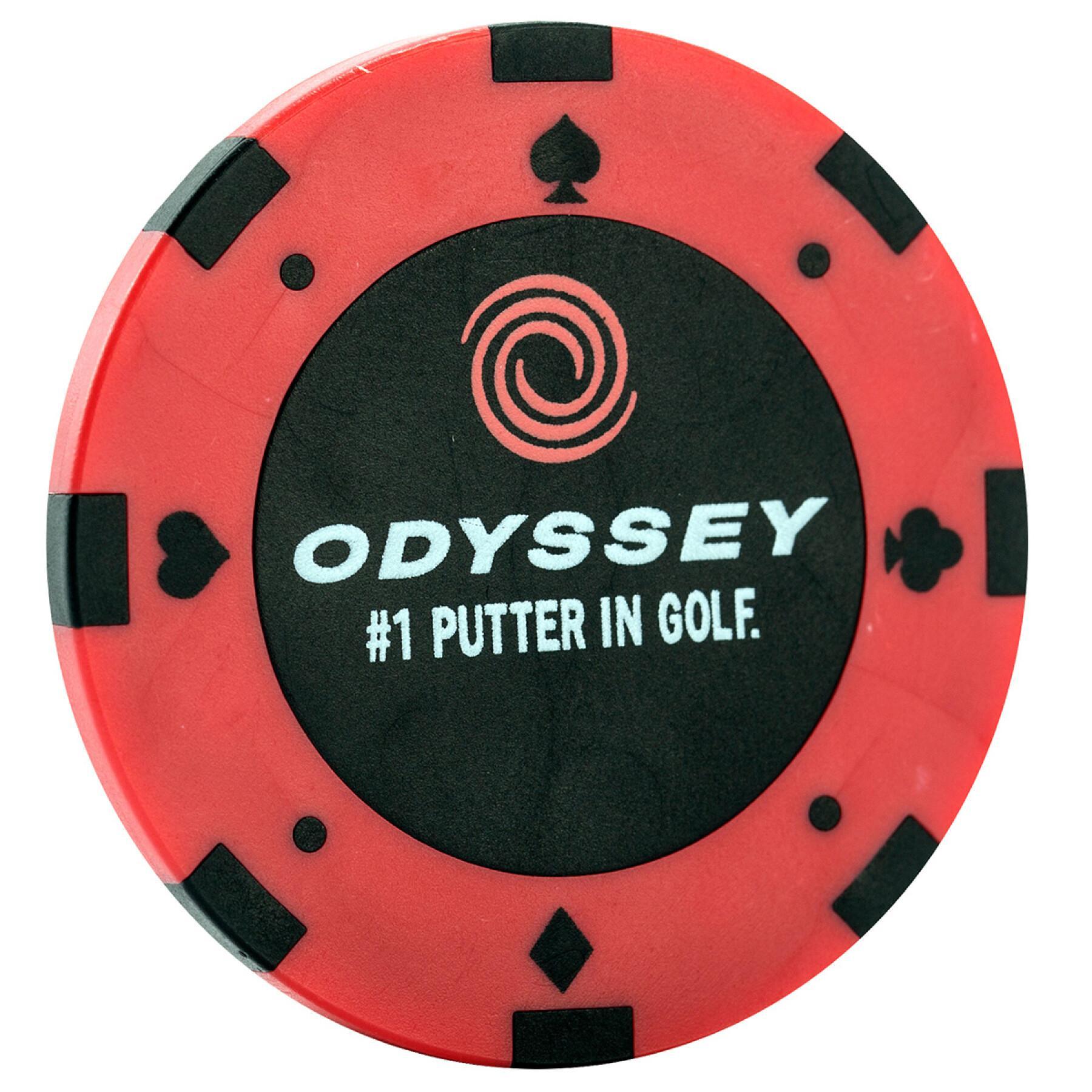 Markery do piłek golfowych Callaway odyssey poker chip