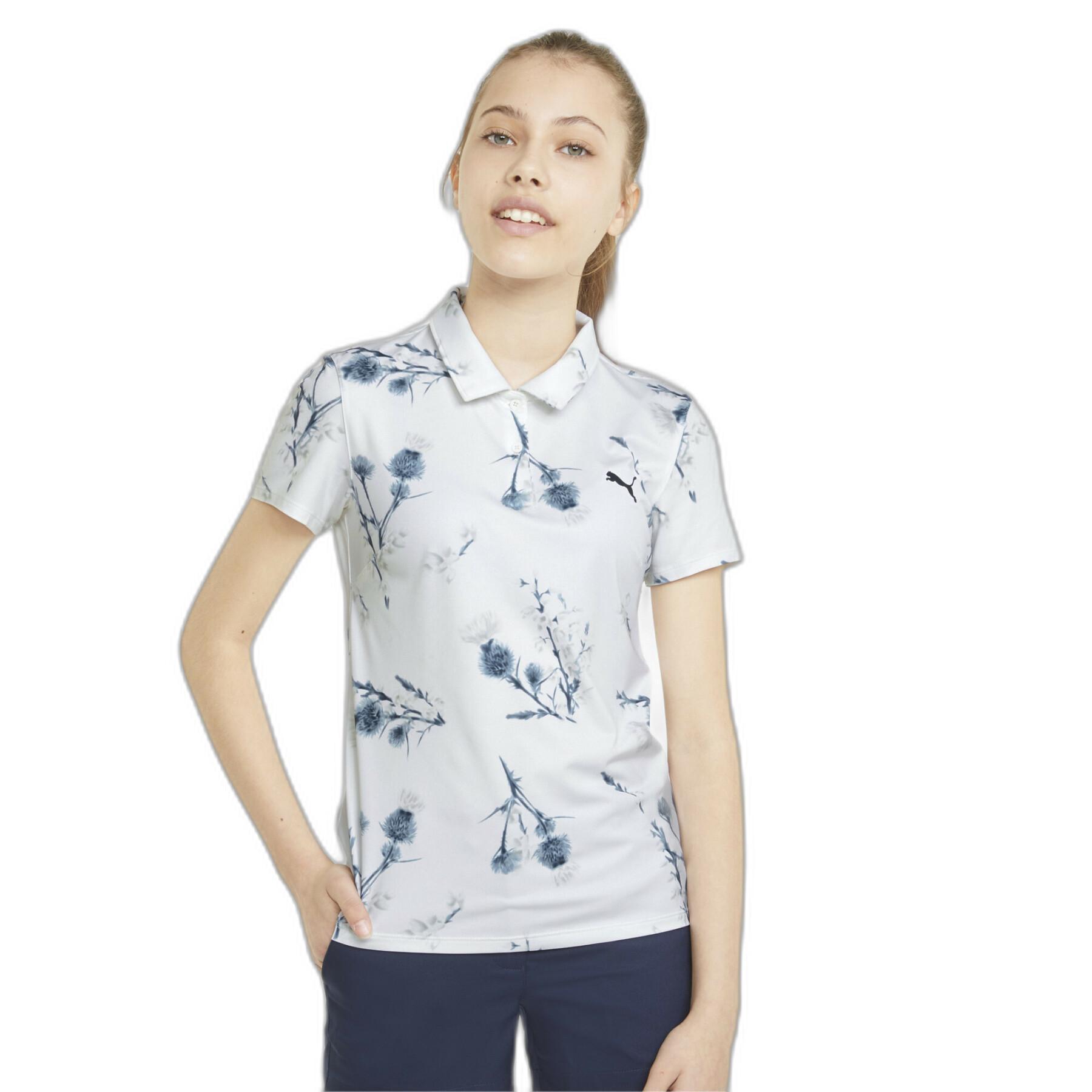 Koszulka polo dla dziewczynki Puma Mattr Lowlands