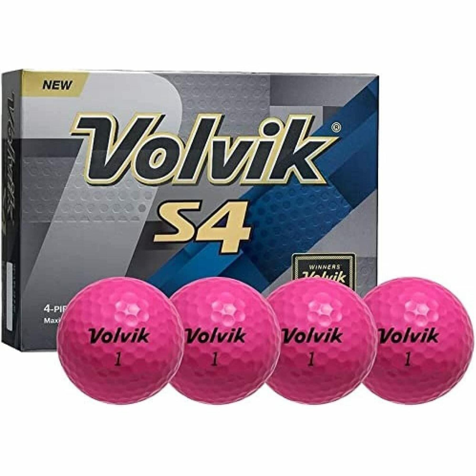 Opakowanie 12 piłek golfowych Volvik DZ S4