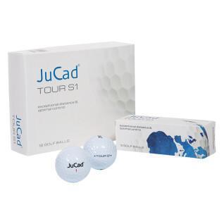Pudełko 12 piłek golfowych JuCad Tour s1