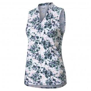 Damska koszulka polo Puma Cloudspun Floral Tie Dye SL