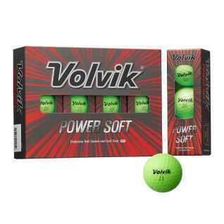 Opakowanie 12 piłek golfowych Volvik Powersoft verte