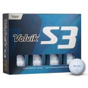 Opakowanie 12 piłek golfowych Volvik DZ S3